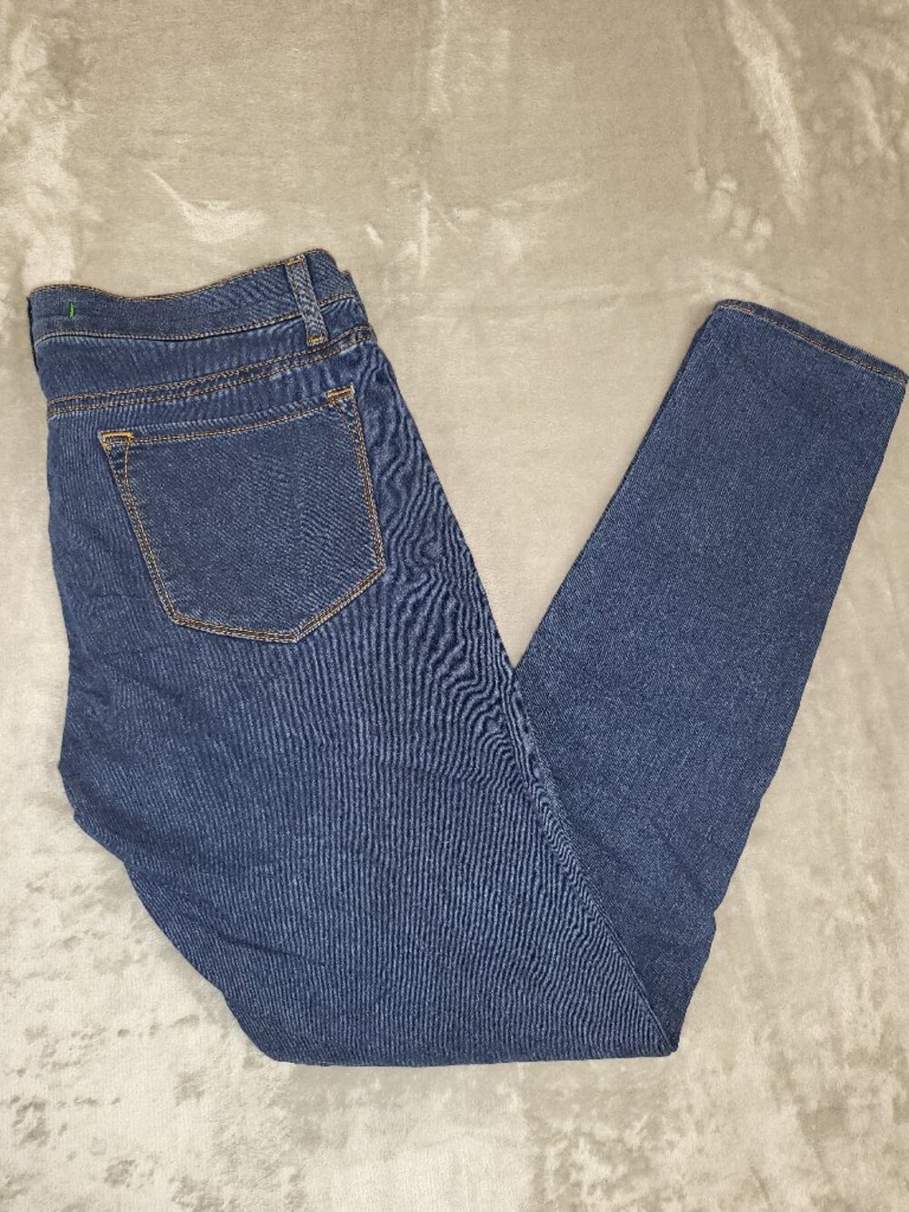 J Brand Women's Medium Wash Blue Stretch Skinny Jeggings Size 30 Made in USA